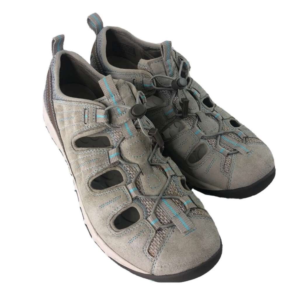 Clarks Privo Sandals Womens Size 8.5 Pull Tight Fisherman Adjustable Closed Toe